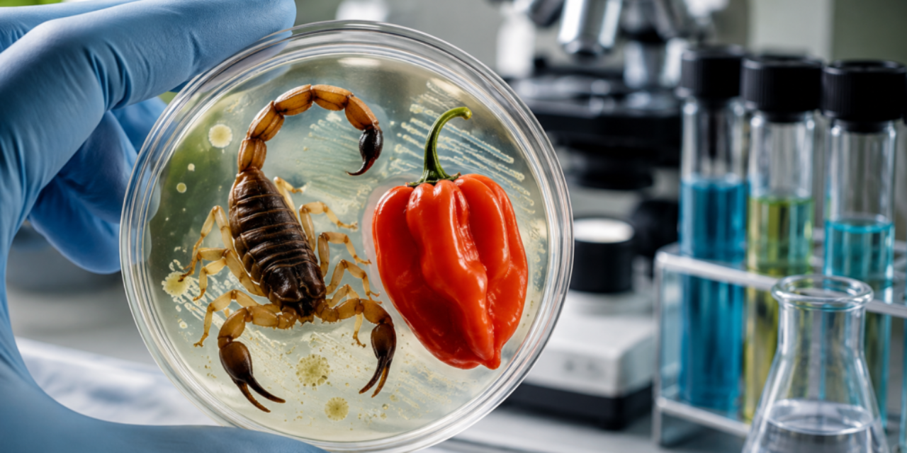 México busca antibióticos en donde nadie miraba: alacranes y chile habanero